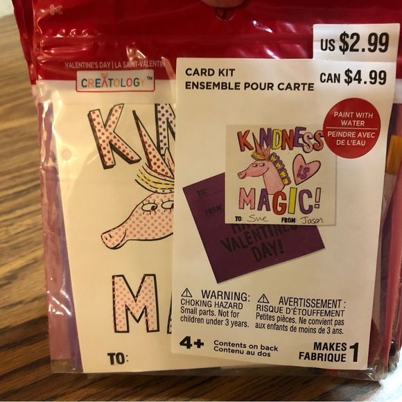 NWT valentines card kits (2) ages 4+ - Picture 3 of 9